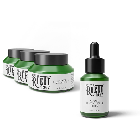 3 Anti Spot Acne Repair + 1 Vitamin Complex Dr. Rieti